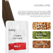 Stirling Soap Co Instant Eyebrow Tint | Natural Eyebrow Tinting Kit by Godefroy Eyebrow Tint Dark Olive Green Six Applications / Natural Black,Six Applications / Dark Brown,Six Applications / Medium Brown,Six Applications / Light Brown,Three Applications / Jet Black,Three Applications / Natural Black,Three Applications / Dark Brown,Three Applications / Medium Bro