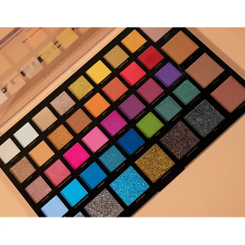 Profusion Cosmetics 42-Shade Palette Collection Eyes Dark Salmon