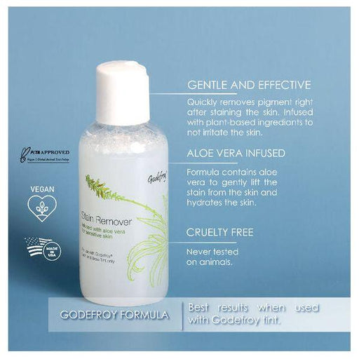 GodefroyBeauty GODEFROY STAIN REMOVER FOR EYELASH AND EYEBROW TINT Hair Color Removers Dark Gray