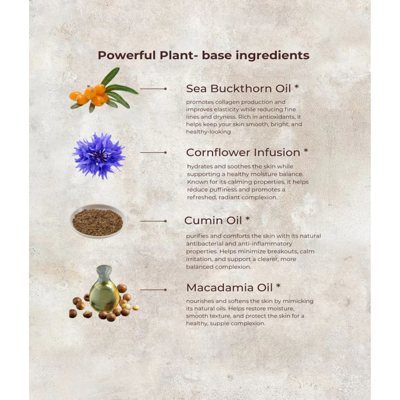MION Artisan Soap Co. Deep Repair Eye Serum | Infused With Blue Cornflowers Light Gray