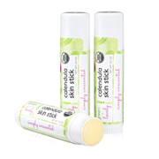 Green + Lovely Simply Unscented Calendula Skin Stick - Organic Lotion Stick - Travel Size Beige
