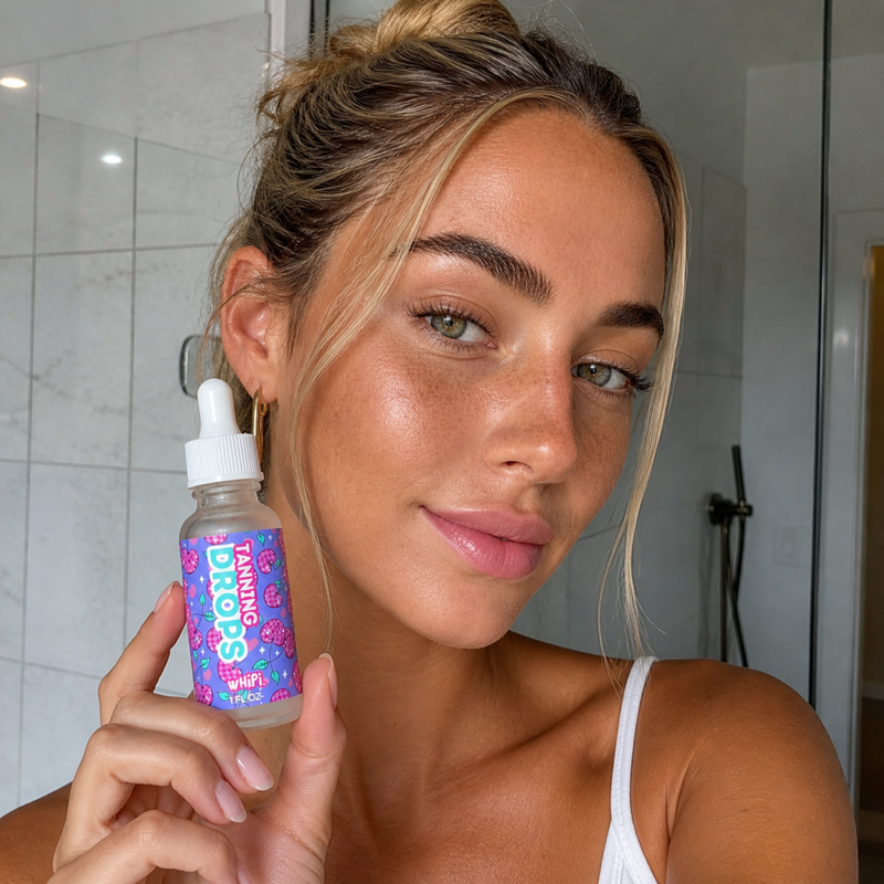 Whipi Co Face Tanning Drops Dark Gray
