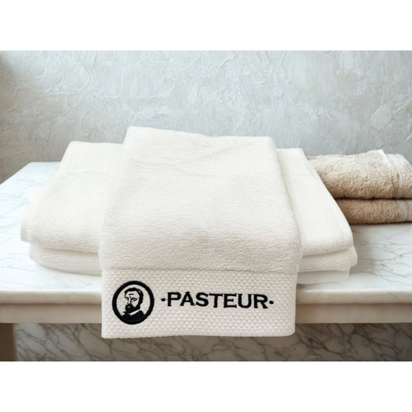 Pasteur Pharmacy Pasteur Shave Towel Shave Towel Lavender Classic Logo Large (13.78 × 29.53")