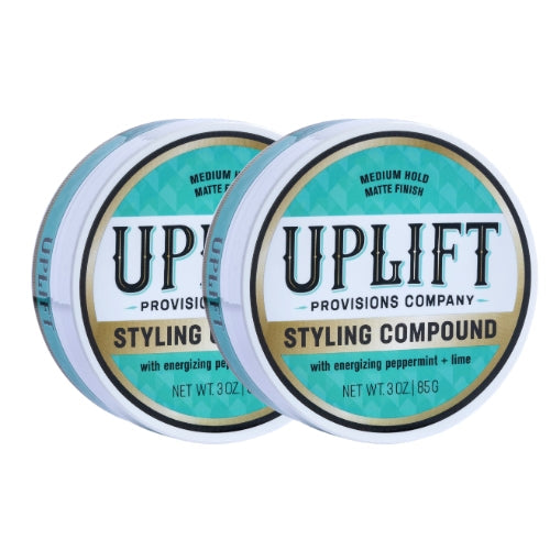 Uplift Provisions Company Styling Compound 3 oz Clay Pomade White Smoke 1 puck / 3.0 oz,2 pucks / 3.0 oz,3 pucks / 3.0 oz