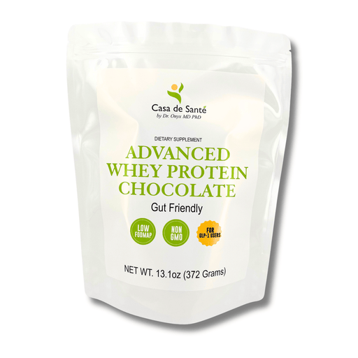 casa de sante Elemental Whey WPI Protein Powder + Digestive Enzymes (Chocolate) | Low FODMAP & GLP-1 Gut-Gentle Muscle Support Digestive Support Supplements Lavender