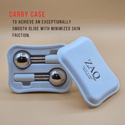 ZAQ Skin & Body ZAQ Icy Steel Cryo Ice Globes: Ultimate Facial Cryotherapy Tool Skin Care Dark Gray