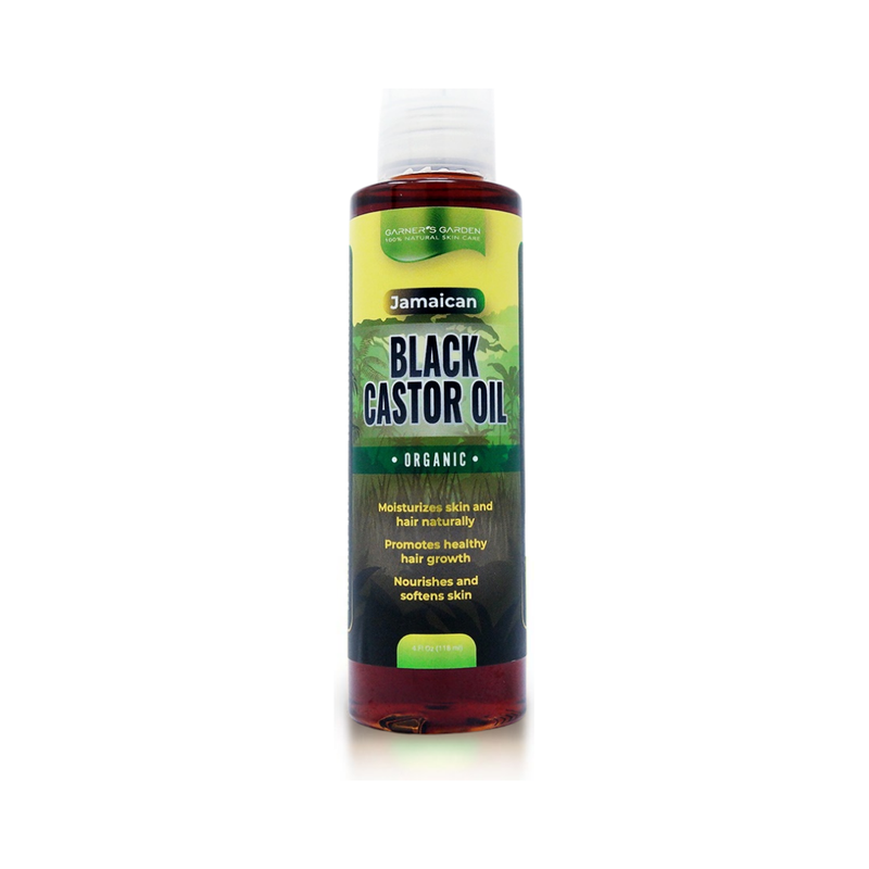 Garner's Garden Jamaican Black Castor Seed Oil | Organic Jamaican Black Castor Oil White Smoke 4oz JBCO