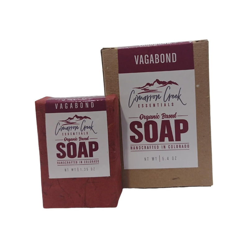 Cimarron Creek Essentials Vagabond Organic Bar Soap 5.4oz Dim Gray Full Bar,Travel Size