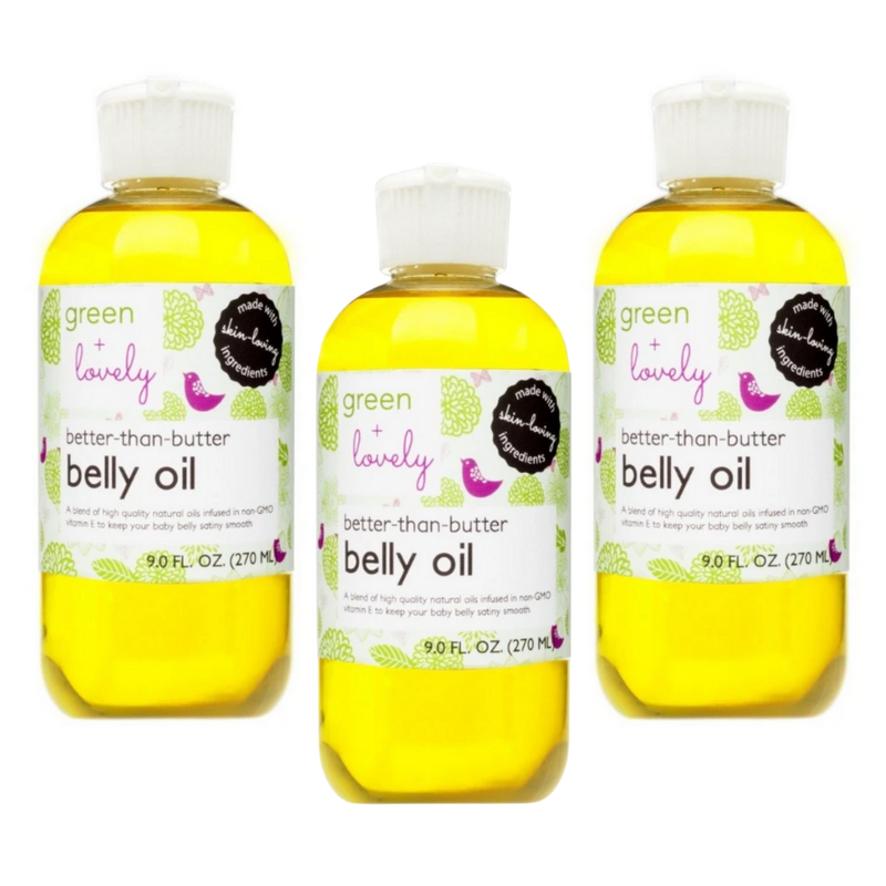Green + Lovely Better than Butter Pregnancy Belly Oil - Organic Oils - Stretch Mark Prevention - 8 oz. Pregnancy Belly Oil Beige Island Coconut {new} / 1 Bottles,Island Coconut {new} / 2 Bottles (Most Popular),Lavender / 1 Bottles,Lavender / 2 Bottles (Most Popular),Tangerine Orange / 1 Bottles,Tangerine Orange / 2 Bottles (Most Popular),Unscented / 1 Bottles,Unscented / 2 Bottles