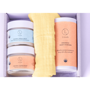 Lizush Organic new baby gift set - welcome little one! Gift set for Her Light Gray No,Yes