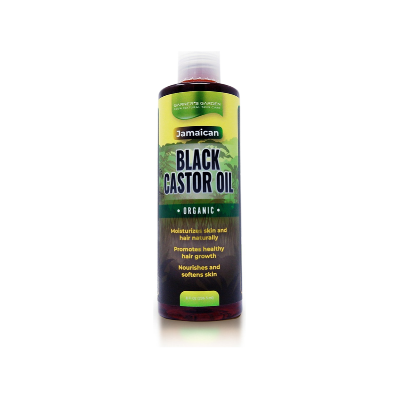 Garner's Garden Jamaican Black Castor Seed Oil | Organic Jamaican Black Castor Oil White Smoke 8oz JBCO