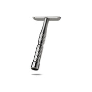 Blackland Razors Vector Titanium Razor Light Slate Gray Polished / Safety Bar