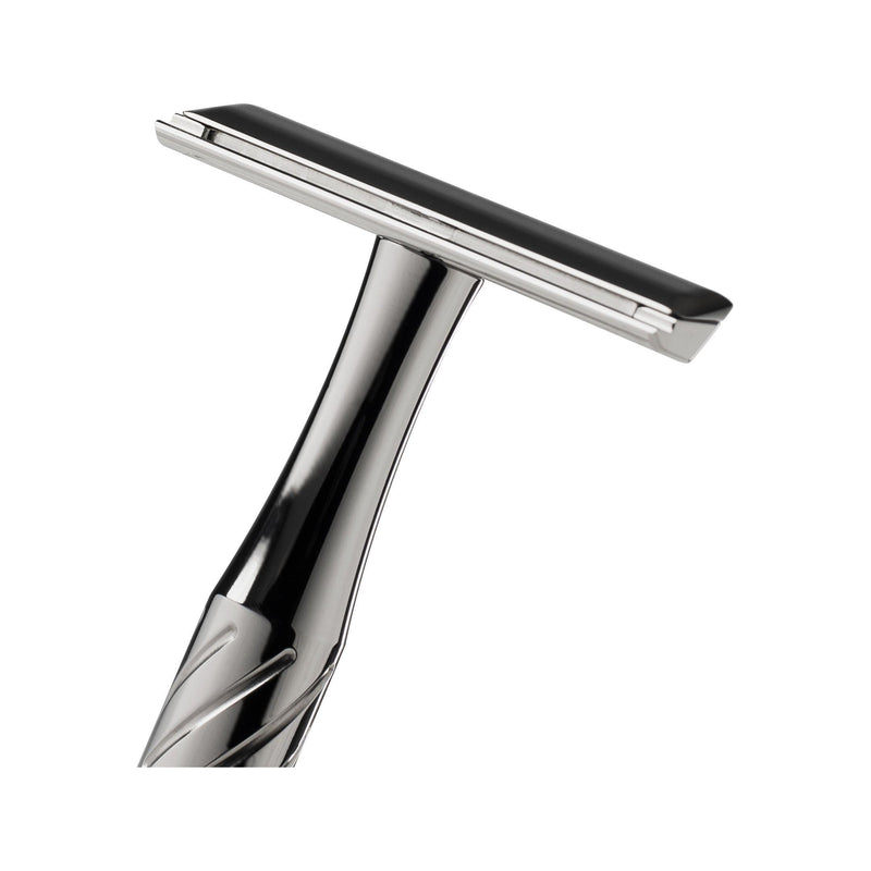 Blackland Razors Vector Titanium Razor Gray Satin / Safety Bar,Satin / Open Comb,Satin / Lite SB,Polished / Safety Bar,Polished / Open Comb,Polished / Lite SB
