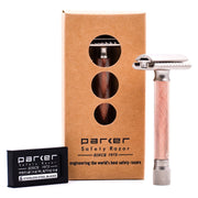 Parker Parker Variant Adjustable Safety Razor - Rose Gold [VAR RG] Safety Razor Dark Salmon