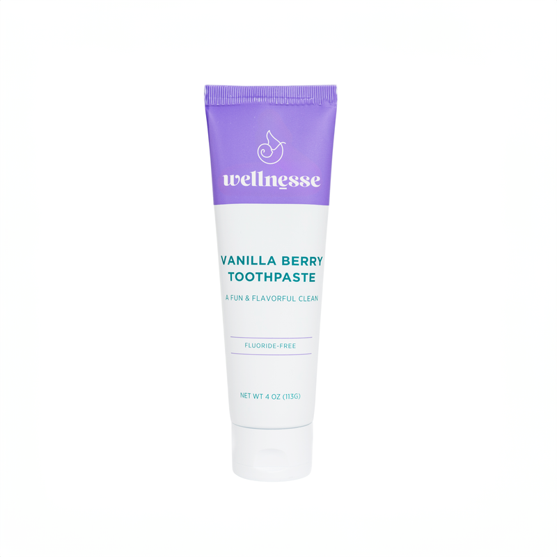 Wellnesse Vanilla Berry Toothpaste Oral Care White Smoke