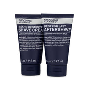 Grooming Lounge Grooming Lounge It Takes Two To Make A Shave Go Right Set (Save $8) Shaving Creams, Aftershaves Dark Slate Gray
