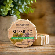 MION Artisan Soap Co. Shampoo Bar | Peppermint & Lavender | Apple Cider Vinegar | for oily hair Sienna