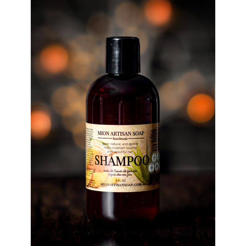 MION Artisan Soap Co. Shampoo | with Tussah Silk and Aloe Vera Black