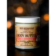 MION Artisan Soap Co. Body Butter - Rose Blossom | High in Essential Vitamins and Fatty Acids Black