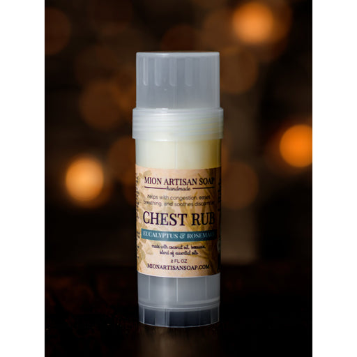 MION Artisan Soap Co. Chest Rub | Helps with Congestion, Eases Breathing Black