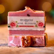 MION Artisan Soap Co. Rose Blossom | Mango Butter Soap Rosy Brown