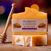 MION Artisan Soap Co. Lavender and Honey | Shea Butter Soap Dark Khaki