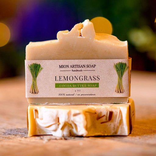 MION Artisan Soap Co. Lemongrass | Cocoa Butter Soap Tan