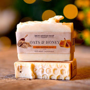 MION Artisan Soap Co. Oats and Honey | Shea Butter Soap Rosy Brown