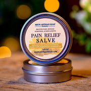 MION Artisan Soap Co. Pain Relief Salve | Infused with Arnica Montana Sienna