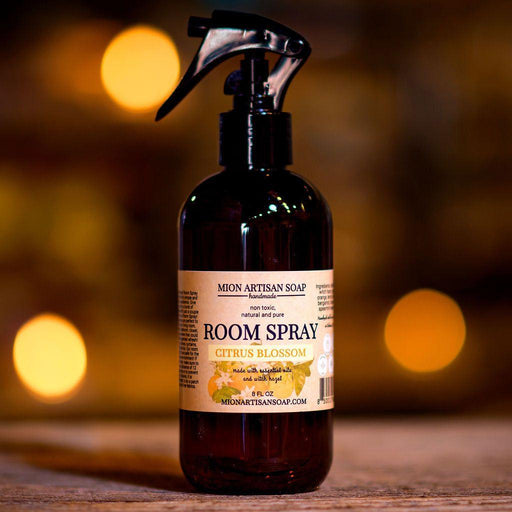 MION Artisan Soap Co. Room Spray | Citrus Blossom Black