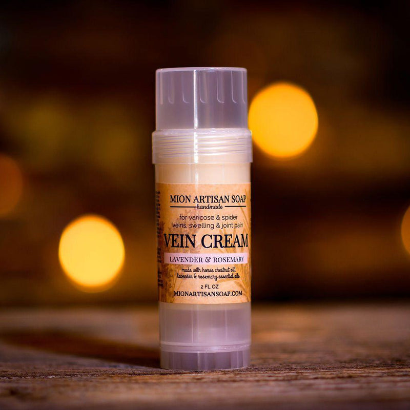 MION Artisan Soap Co. Vein Cream | Made With Horse Chestnut Oil Black