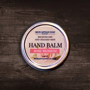 MION Artisan Soap Co. Hand Balm - Rose Blossom | Not Greasy, Antibacterial, Moisture-Locking Black