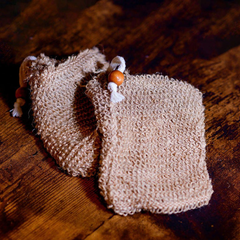 MION Artisan Soap Co. Cotton Hemp Soap Bag Gray