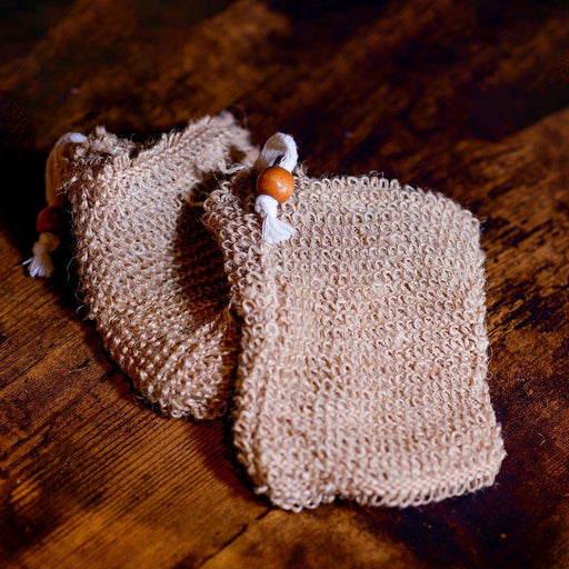 MION Artisan Soap Co. Cotton Hemp Soap Bag Gray