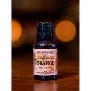 MION Artisan Soap Co. Orange Essential Oil | Uplifting, Energizing Black