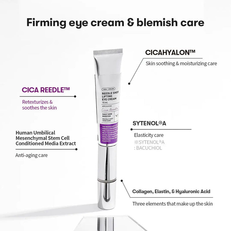AsiaBeautyMall VT Reedle Shot Lifting Eye Cream Eye Cream White Smoke