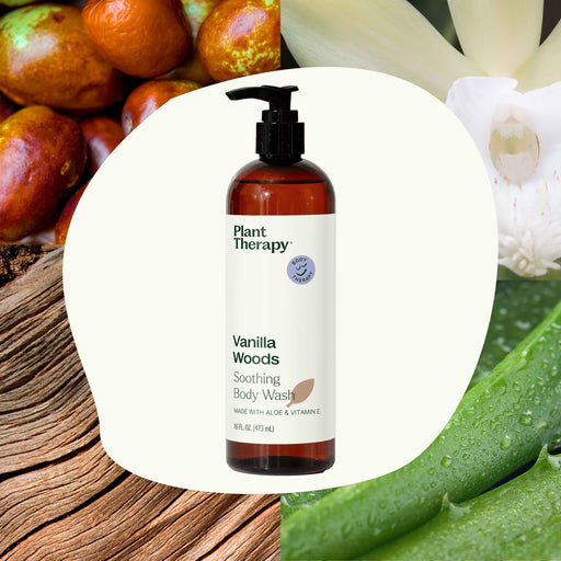 Plant Therapy Vanilla Woods Body Wash Body Care White Smoke 16 oz