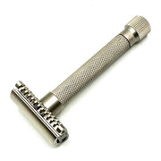 Parker Parker Variant Adjustable Open Comb Safety Razor - Satin Chrome [VAR SC OC] Safety Razor Light Gray