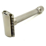 Parker Parker Variant Adjustable Open Comb Safety Razor - Satin Chrome [VAR SC OC] Safety Razor Dark Gray