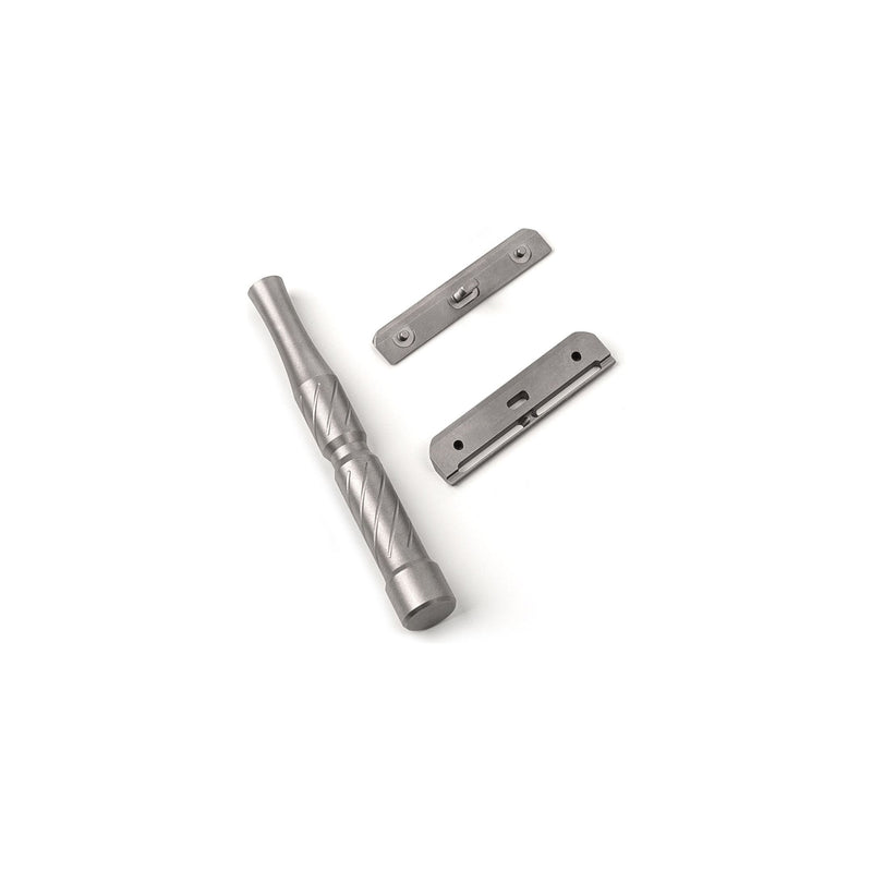 Blackland Razors Vector Titanium Razor Gray Satin / Safety Bar,Satin / Open Comb,Satin / Lite SB,Polished / Safety Bar,Polished / Open Comb,Polished / Lite SB
