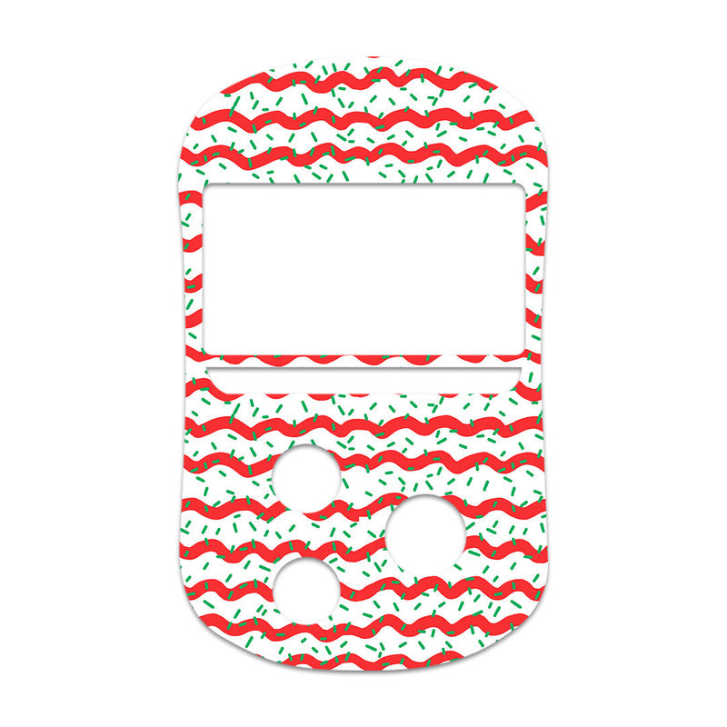 Peelz Christmas Icing OneTouch Verio Flex Glucometer Sticker - Pump Peelz Peelz/Stickers White Smoke