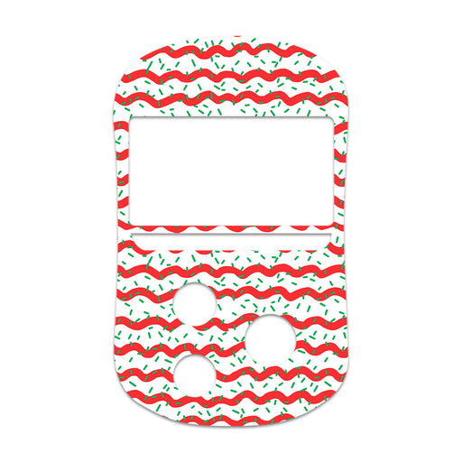Peelz Christmas Icing OneTouch Verio Flex Glucometer Sticker - Pump Peelz Peelz/Stickers White Smoke