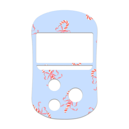 Peelz Candy Cane Lane OneTouch Verio Flex Glucometer Sticker - Pump Peelz Peelz/Stickers White Smoke