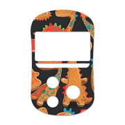 Peelz Jurassic Gingerbread OneTouch Verio Flex Glucometer Sticker - Pump Peelz Peelz/Stickers White Smoke