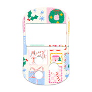 Peelz Holiday Greetings OneTouch Verio Flex Glucometer Sticker - Pump Peelz Peelz/Stickers White Smoke
