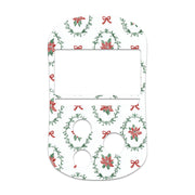 Peelz Poinsettia Parade OneTouch Verio Flex Glucometer Sticker - Pump Peelz Peelz/Stickers White Smoke