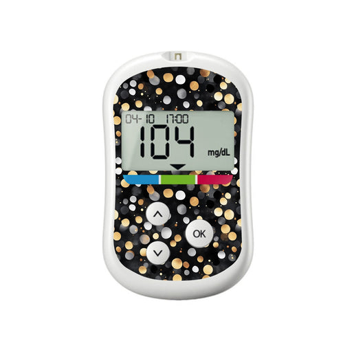 Peelz Bokeh Glow for OneTouch Verio Flex Glucometer Peelz/Stickers White Smoke