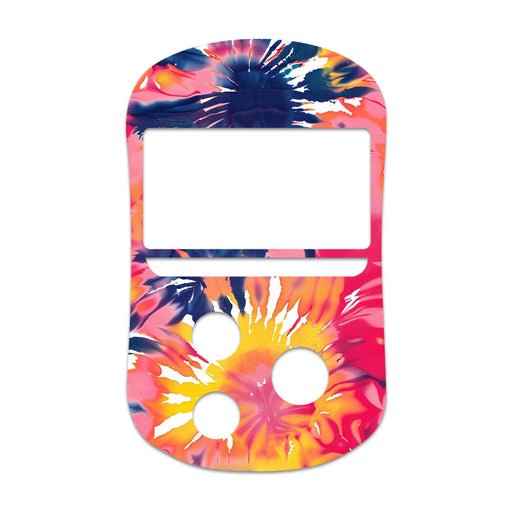 Peelz Summer Tie Dye for OneTouch Verio Flex Glucometer Peelz/Stickers White Smoke