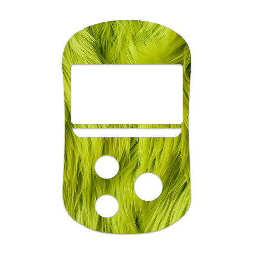 Peelz Green Fur Sticker for OneTouch Verio Flex Glucometer Peelz/Stickers White Smoke