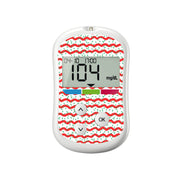 Peelz Christmas Icing OneTouch Verio Flex Glucometer Sticker - Pump Peelz Peelz/Stickers White Smoke